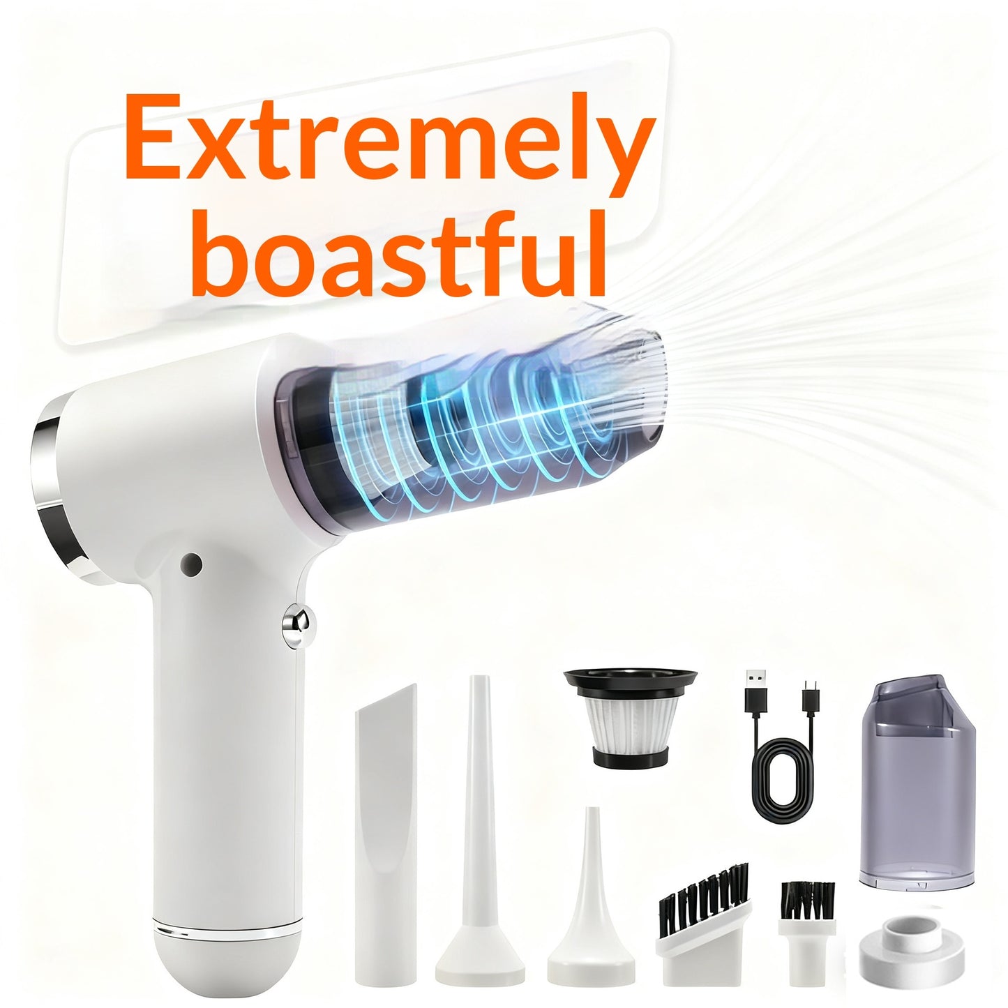 Wireless Vacuum Cleaner Dual-use  Car-mounted Inflator And Vacuum Cleaner